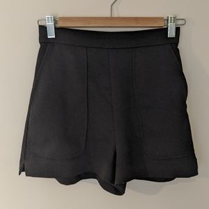 Aritzia Wilfred black shorts